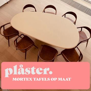 Ovale MORTEX tafel met ovale voet – 240 cm x 120 cm – Nieuw, Maison & Meubles, Ophalen of Verzenden
