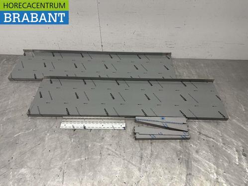 RVS Dubbel wandschap schap 160 x 40 cm Horeca, Zakelijke goederen, Horeca | Meubilair en Inrichting, Ophalen of Verzenden