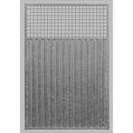 Damwandpaneel 184 h - 1m - gesloten tot 130h - gaas 46x46x4, Dieren en Toebehoren, Hondenhokken, Nieuw