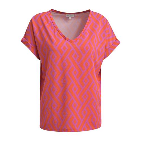 Milano Italy • shirt neon pink • S, Kleding | Dames, Blouses en Tunieken, Verzenden