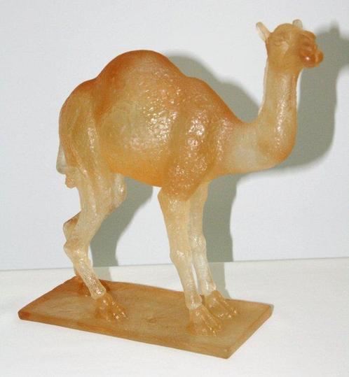 Daum - Beeldje - Camel - Kristal, Antiek en Kunst, Antiek | Glaswerk en Kristal