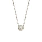 Salvini - Ketting met hanger - Corolla Witgoud Diamant