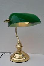 Lampe de banquier - Laiton - Lampe de table Notary, Antiquités & Art