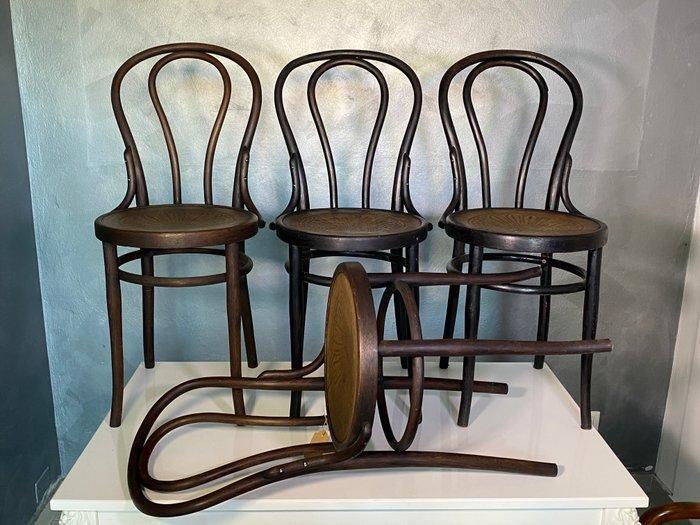 J.&J. Kohn - Chaise (4) - Bois polychrome, Antiek en Kunst, Kunst | Designobjecten