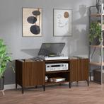 vidaXL Platenkast 121x38x48 cm bewerkt hout