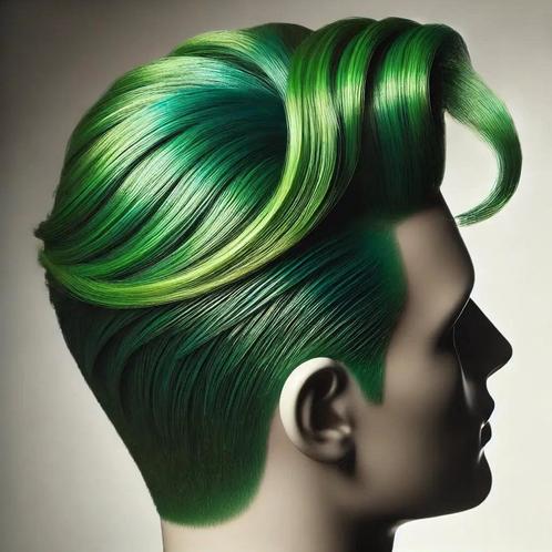 Gekleurde Haarwax  Groen, Kleding | Heren, Carnavalskleding en Feestkleding, Nieuw, Verzenden