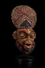 Helmmasker, Bamum Koninkrijk - Bamoun - Kameroen (Zonder