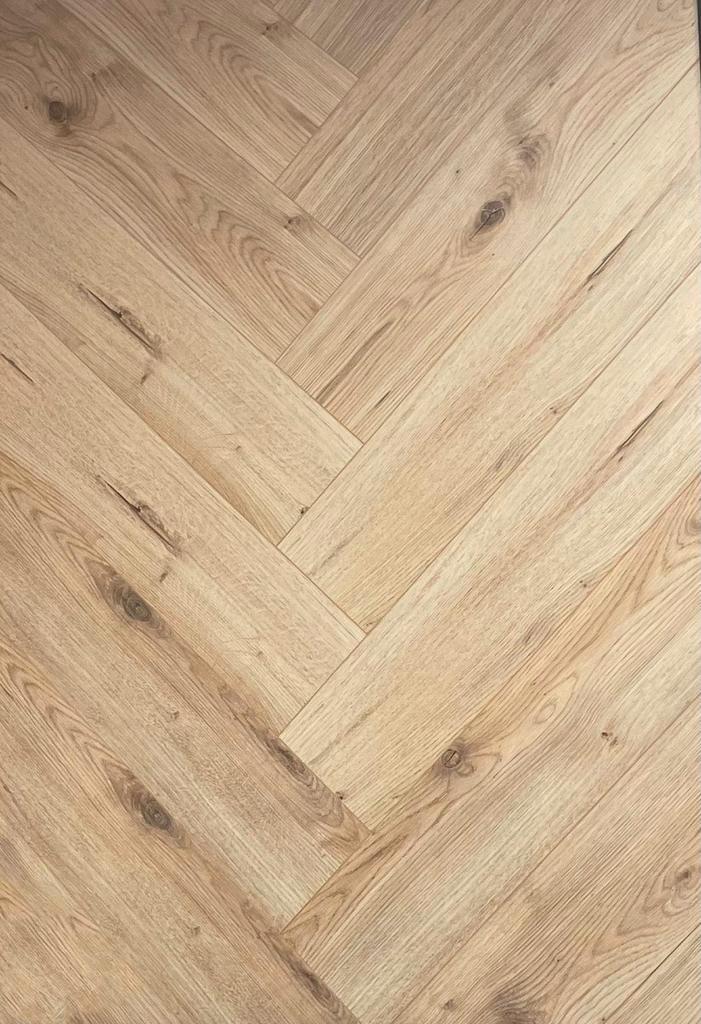 Classico Visgraat laminaat Eiken naturel 150x6000, Doe-het-zelf en Bouw, Vloerdelen en Plavuizen, Ophalen of Verzenden