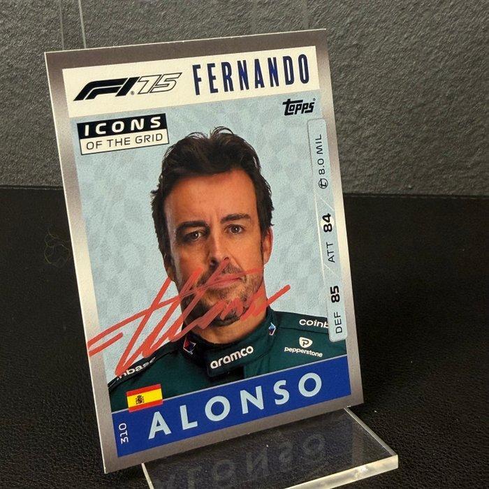 Aston Martin - Topps 310 Icons Of The Grids Signed -, Verzamelen, Automerken, Motoren en Formule 1