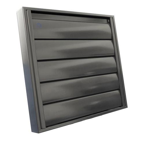 Overdrukrooster opbouw (BxH) 210 x 210mm - RAL7016 antraciet, Doe-het-zelf en Bouw, Ventilatie en Afzuiging, Nieuw, Verzenden