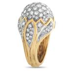 Bague - 18 carats Bague en or jaune 18 carats avec diamant, Bijoux, Sacs & Beauté, Bagues