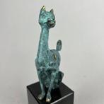 Robert Dyrcz - „The cat”- bronze, Antiek en Kunst