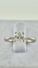 Ring - 14 karaat Witgoud - 0.58ct. tw. Diamant (Natuurlijk), Handtassen en Accessoires, Ringen, Nieuw