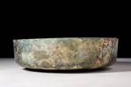 Ghaznavid Koperlegering ronde wasbak (Zonder Minimumprijs), Antiek en Kunst