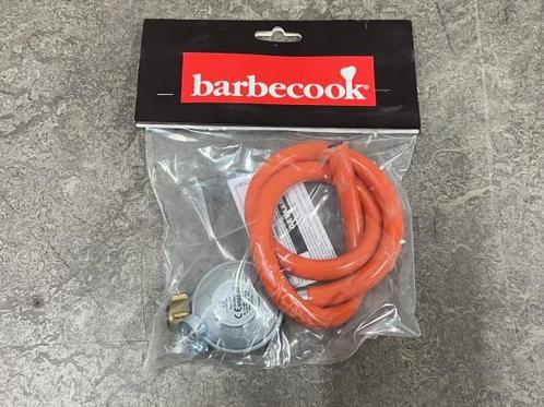 Veiling - 2x Barbecook gasdrukregelaar 37mbar met slang, Tuin en Terras, Barbecue-accessoires