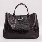 Longchamp - Crocodile pattern leather - Schoudertas