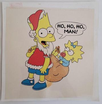 Matt Groening - 1 Original drawing - The Simpsons - Ho, ho, beschikbaar voor biedingen