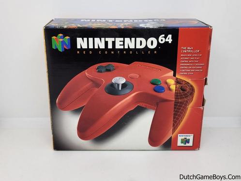 Nintendo 64 / N64 - Controller - Red - Boxed - USA, Games en Spelcomputers, Spelcomputers | Nintendo 64, Gebruikt, Verzenden