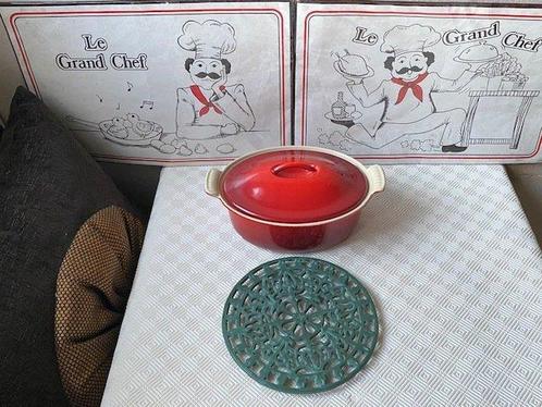 Style Le Creuset - Ovenschaal (2) - Geëmailleerd gietijzer, Antiek en Kunst, Antiek | Keukengerei