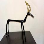 Abdoulaye Derme - sculptuur, Antilope - 31 cm - Koud geverfd