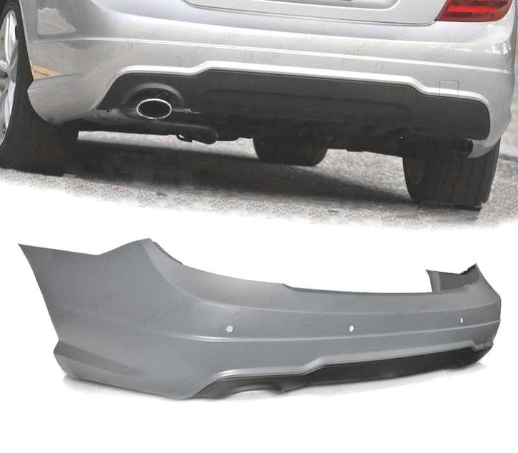 PARE CHOCS ARRIÈRE MERCEDES W204 11-14 COUPÉ BERLINE LOOK AM, Auto-onderdelen, Carrosserie, Verzenden