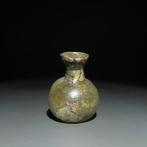 Oud-Romeins Glas Intacte fles - traan. 3,8 cm H., Verzamelen