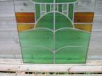 Art Deco Glas-in-loodraam - 1910-1920, Antiek en Kunst