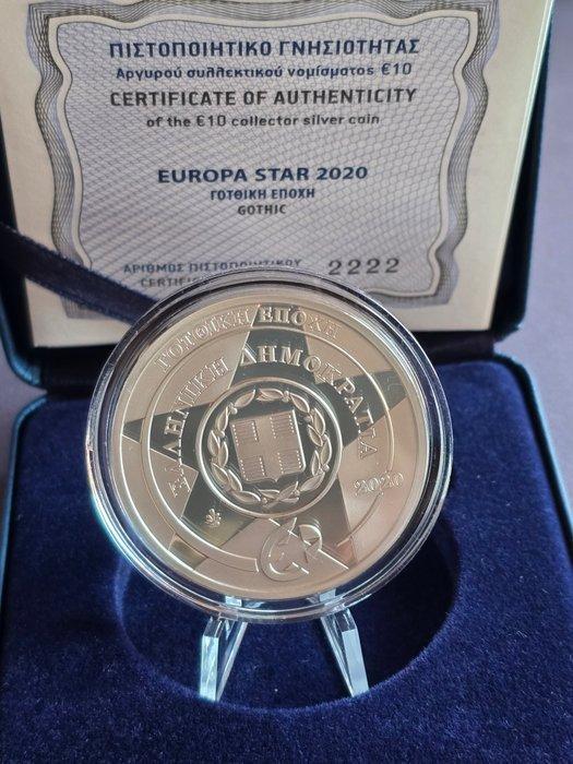 Griekenland. 10 Euro 2020 Gothic Era Proof (Zonder, Postzegels en Munten, Munten | Europa | Euromunten