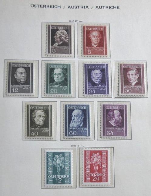 Oostenrijk 1850/1937 - Verzameling in een Schaubek album +, Postzegels en Munten, Postzegels | Europa | Oostenrijk