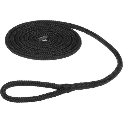 10mm Fenderlijn met Lus 2m Deluxe Polyester Zwart, Watersport en Boten, Accessoires en Onderhoud, Nieuw, Ophalen of Verzenden