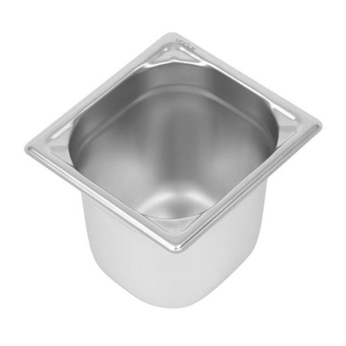 GN bak RVS 1/6 - 2,2L | 162x176x150(h)mm Vogue, Zakelijke goederen, Horeca | Keukenapparatuur, Nieuw in verpakking, Verzenden