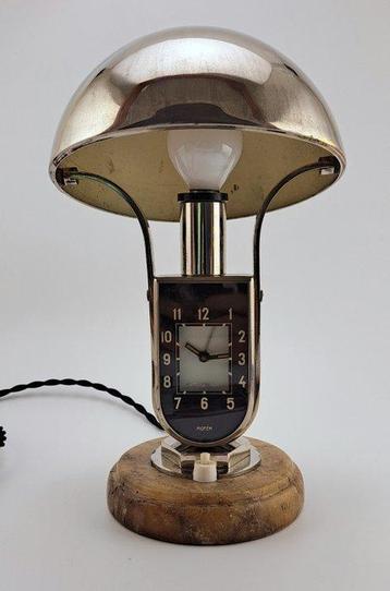 Art deco, Bauhaus MOFEM lamp with alarm clock - Lanterne -