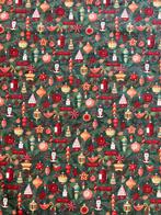Kerstdecoratiewebstof met het effect van een kerstboom met, Diversen, Nieuw