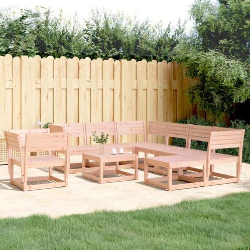 vidaXL 8-delige Loungeset massief douglashout, Tuin en Terras, Tuinsets en Loungesets, Loungeset, Nieuw, Verzenden