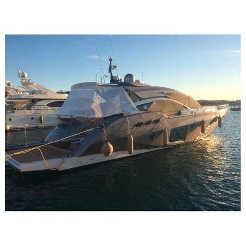 Bieden: Sessa Marine C68 aft net cover in beige, Watersport en Boten, Bootonderdelen, Ophalen of Verzenden