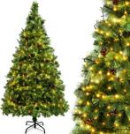Kerstboom met verlichting - Kunstkerstboom - 180 cm - Met st, Verzenden, Nieuw