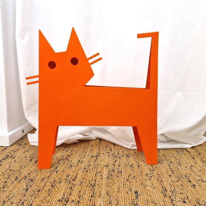 José Soler Art - The Cat KH. Orange - No Reserve, Antiek en Kunst, Kunst | Designobjecten