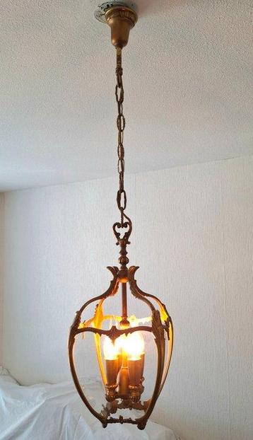 Lampe - Bronze doré - style baroque