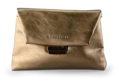Hispanitas Tas Goud | 5% extra korting, Handtassen en Accessoires, Tassen | Damestassen, Zo goed als nieuw, Verzenden