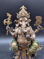 Beeld, Super Detailed God Ganesha - 20 cm - Hars, Antiek en Kunst