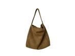 Veiling - Suede schoudertas - lichtbruin, Bijoux, Sacs & Beauté, Sacs | Sacs Femme
