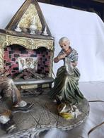 Capodimonte, C. Mollica - Carlo Mollica - Beeld, Gli anziani, Antiek en Kunst