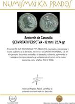 Empire romain. Caracalla (198-217 apr. J.-C.). Sestertius, Postzegels en Munten