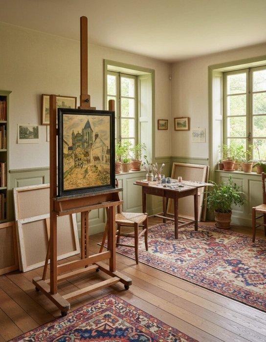 Jean Balagué (1933-2020) - LÉglise Saint-Laurent de, Antiek en Kunst, Kunst | Schilderijen | Klassiek