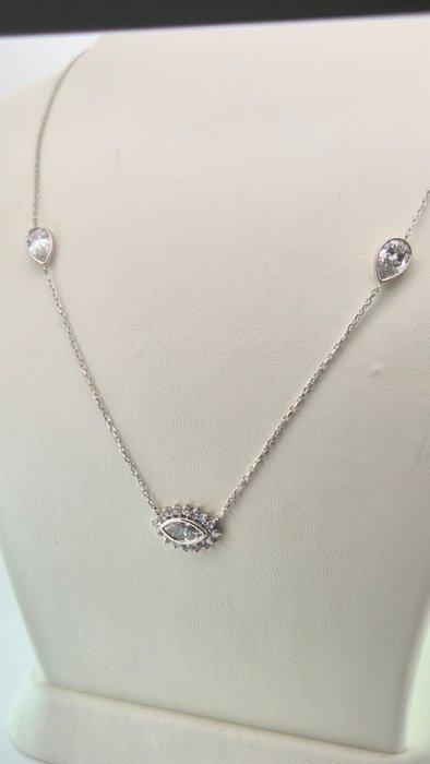 Halsketting - 14 karaat Witgoud - 2.30ct. tw. Diamant, Bijoux, Sacs & Beauté, Colliers