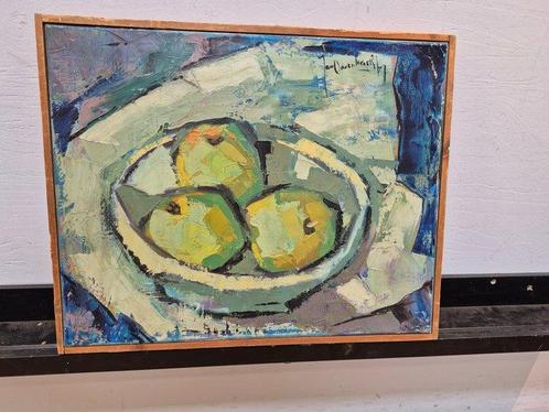 Jan Oudenbroek (1927-2024.) - Stilleven met fruit., Antiek en Kunst, Kunst | Schilderijen | Klassiek