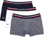 2dekans | Lacoste Heren 3-pack Short - Navy/Wit/Rood - Maat, Kleding | Dames, Ophalen of Verzenden, Nieuw