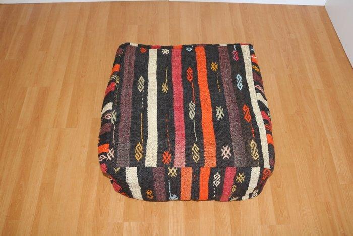 Puff Cases 1 - Kelim - 60 cm - 60 cm, Antiek en Kunst, Kunst | Designobjecten