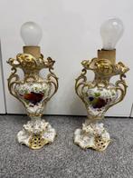 Louis-Philippe Style - Vaas gemonteerde lamp (2) - Porselein, Antiek en Kunst