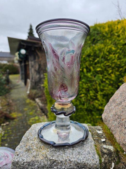 Anton Marek - Schaal (3) - Vaas en twee glazen schalen,, Antiek en Kunst, Antiek | Glaswerk en Kristal